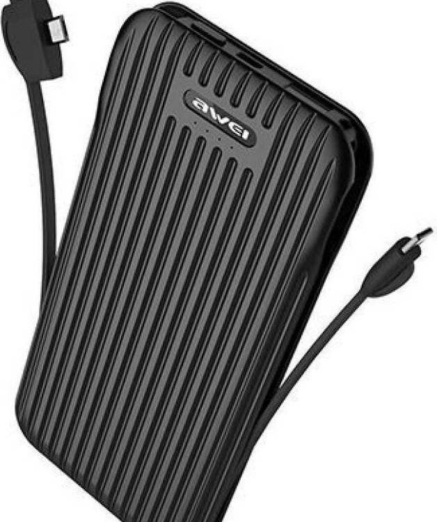 Power bank Awei P80K 10000mAh Μαύρο