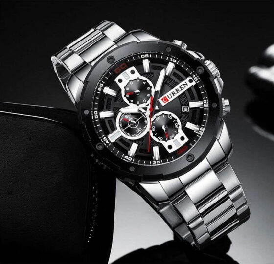 Ανδρικό Ρολόι Curren 8336 Silver με χρονογράφους - Image 2