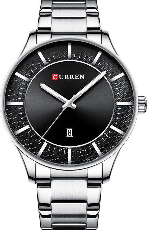 Ανδρικό ρολόι Curren 8347 Silver Black