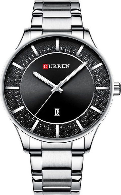 Ανδρικό ρολόι Curren 8347 Silver Black