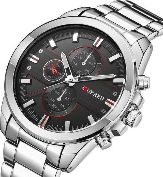 Ανδρικό Ρολόι Curren 8274 Silver-Black - Image 2