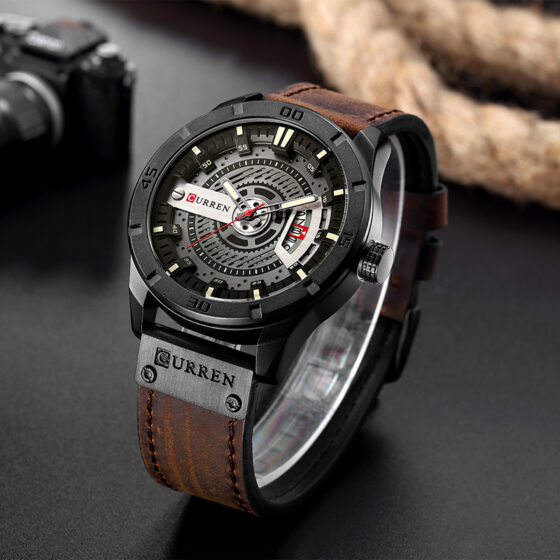 Ανδρικό Ρολόι Curren 8301 Black Coffee - Image 2