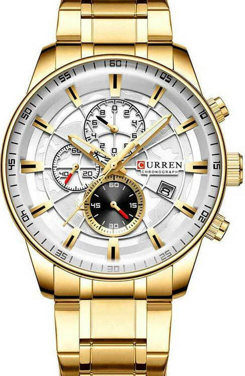 Ανδρικό Ρολόι Curren 8362 Gold