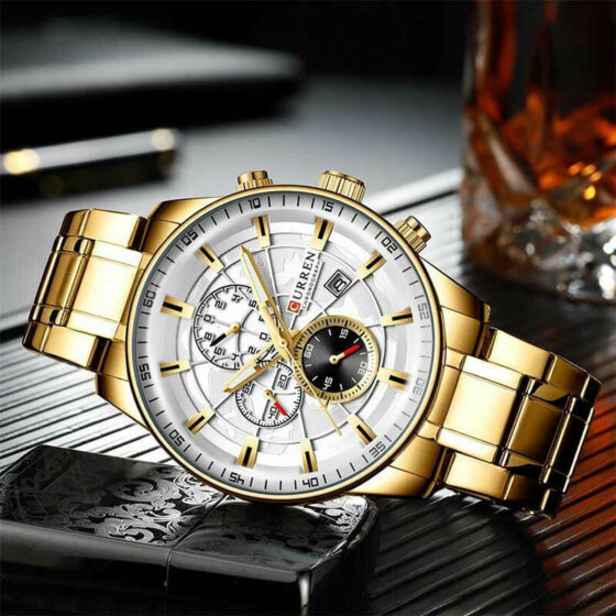 Ανδρικό Ρολόι Curren 8362 Gold - Image 3