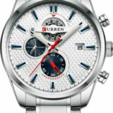 Ανδρικό Ρολόι Curren 8352 Silver-White με χρονογράφους