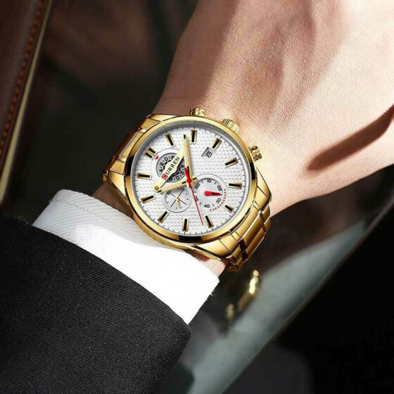 Ανδρικό Ρολόι Curren 8352 Gold με χρονογράφους - Image 3