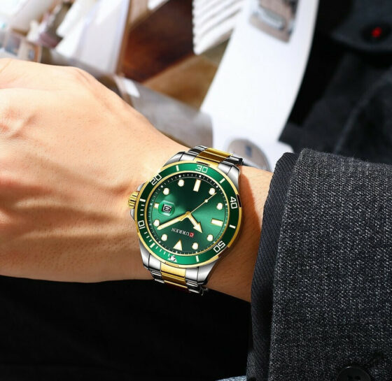 Ανδρικό Ρολόι Curren 8388 Gold Green - Image 2