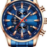 Ανδρικό Ρολόι Curren 8351 Blue με Χρονογράφους