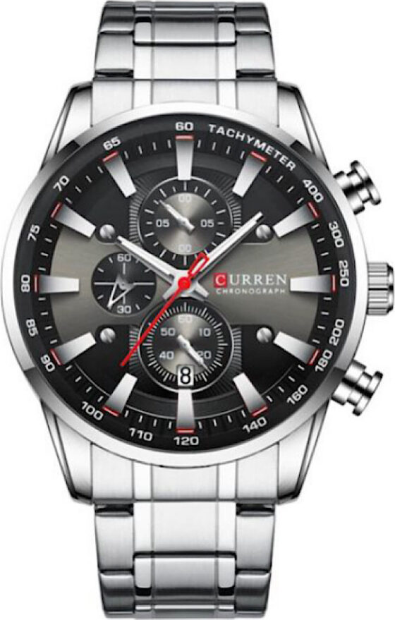 Ανδρικό ρολοι Curren 8351 Black/Silver