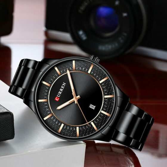 Ανδρικό ρολόι Curren 8347 Black - Image 3