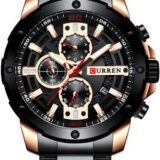 Ανδρικό Ρολόι Curren 8336 Black με χρονογράφους