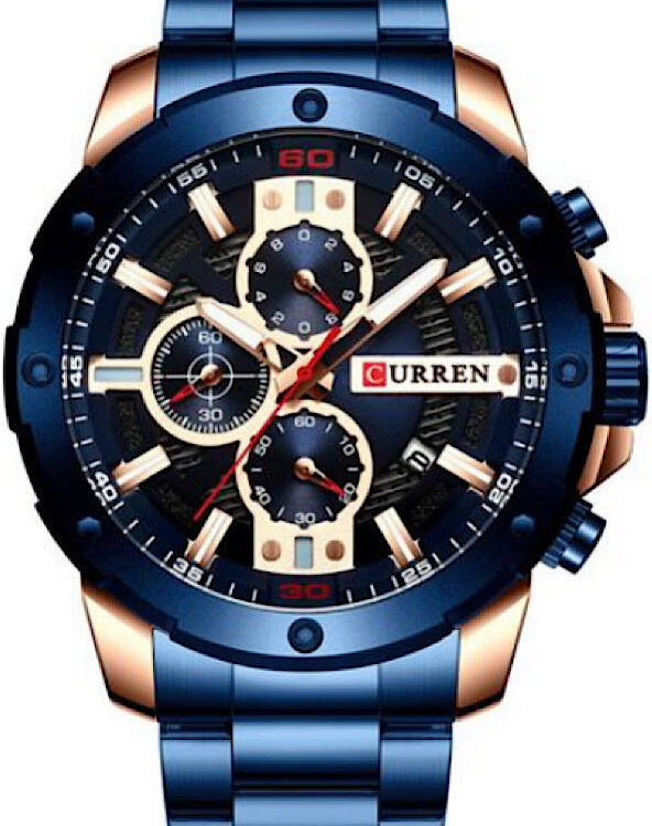 Ανδρικό Ρολόι Curren 8336 Blue με χρονογράφους