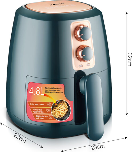 Haeger HG-5282 Φριτέζα Αέρος με Αποσπώμενο Κάδο 4.8lt - Image 4