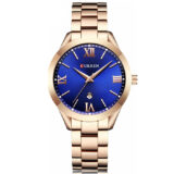 Γυναικείο Ρολόι Curren Stainless Steel 9007 Rose Gold – Blue