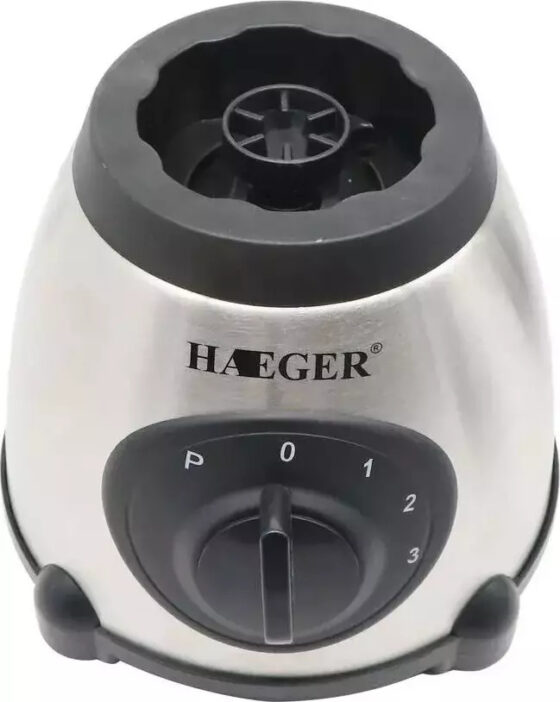 Haeger HG-288 Μπλέντερ με Γυάλινη Κανάτα 1.5lt 850W Inox - Image 2