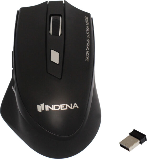 Indena G-530 Ασύρματο Ποντίκι Μαύρο