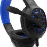 Ενσύρματα Ακουστικά Headset Gaming με Μικρόφωνο KOMC M202 (Μπλε)