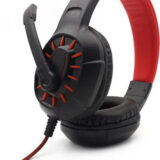 Ενσύρματα Ακουστικά Headset Gaming με Μικρόφωνο KOMC M202 (Κόκκινο)