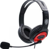 KR Audio KR-GM701 Over Ear Gaming Headset 3.5mm (Kόκκινο)