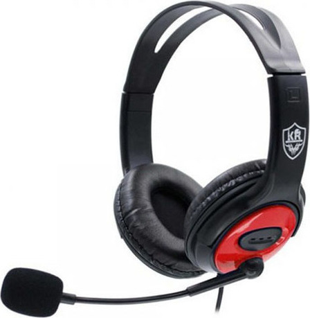 KR Audio KR-GM701 Over Ear Gaming Headset 3.5mm (Kόκκινο)