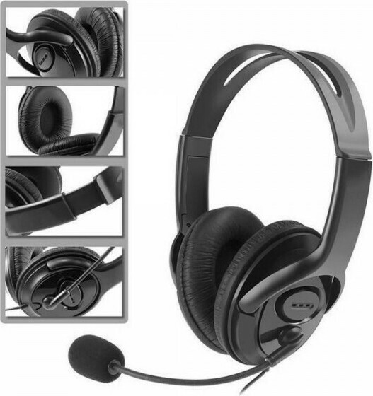 KR-GM705 Ενσύρματα Στερεοφωνικά Ακουστικά Gaming με Μικρόφωνο (Μαύρο)