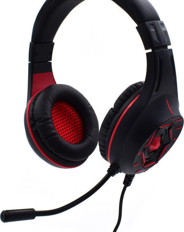 Ενσύρματα Ακουστικά Gaming Headset Komc S90 (Κόκκινο)