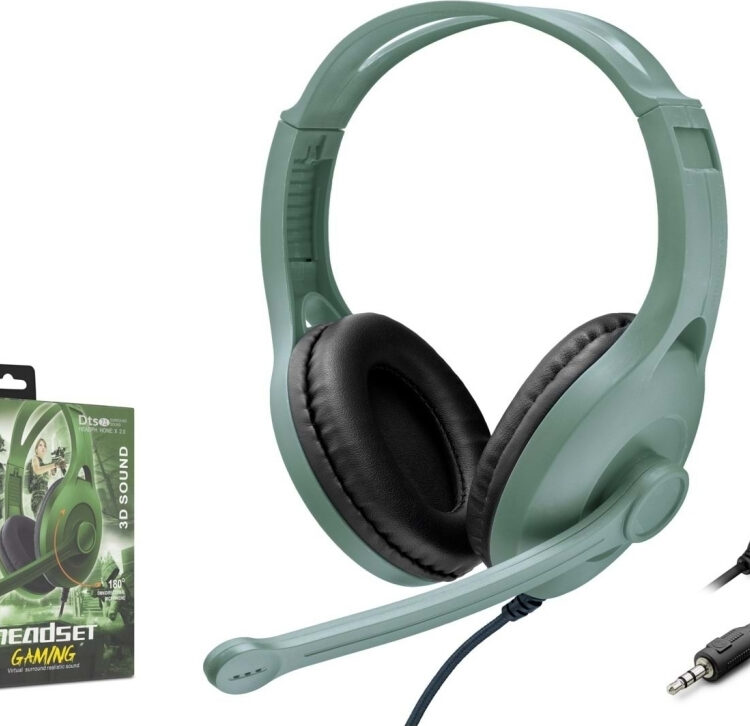 Ενσύρματα ακουστικά GM038 Over Ear Gaming Headset (Πράσινο)