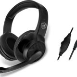 Gaming Ενσύρματα Headphones AKZ GM-001 με Μικρόφωνο (Μαύρο)