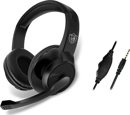 Gaming Ενσύρματα Headphones AKZ GM-001 με Μικρόφωνο (Μαύρο)