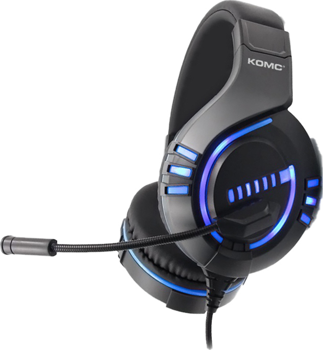 KOMC G325 Ενσύρματο Gaming Headset With light (3.5mm / USB) (Μπλε)