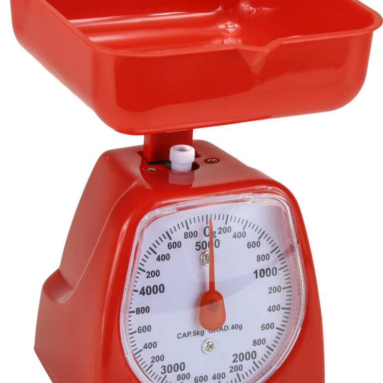 Viosarp VC1082 Αναλογική Ζυγαριά Κουζίνας 5kg (Κόκκινη)
