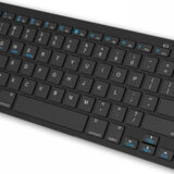 RF-3001 Ασύρματο Bluetooth Πληκτρολόγιο Αγγλικό US Μαύρο