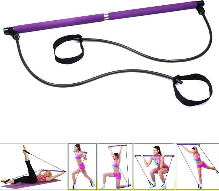 Όργανο Εκγύμνασης Πιλάτες Portable Pilates Studio (Μωβ)