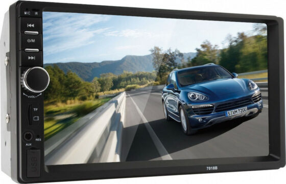 Multimedia Ηχοσύστημα Αυτοκινήτου με Οθόνη Αφής 7" 2 DIN USB, SD, Bluetooth, AUX, Τηλεχειριστήριο 7018B, 4 x 45W