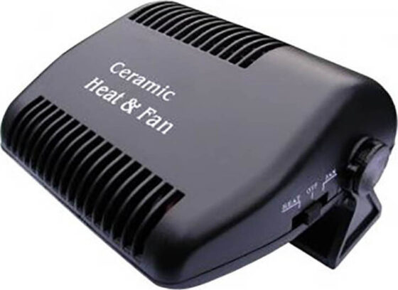 Roadster Ceramic Car Heater & Fan 12V/150W