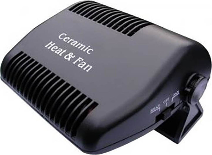 Roadster Ceramic Car Heater & Fan 12V/150W