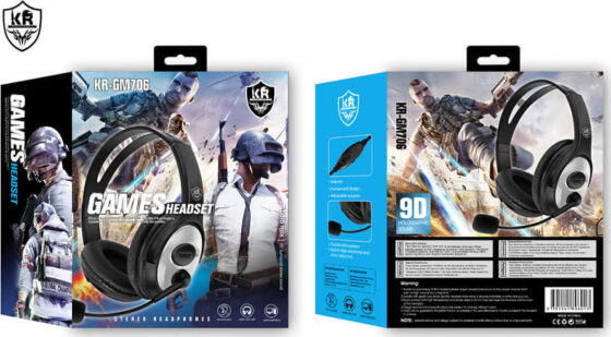 KR Audio KR-GM706 Over Ear Gaming Headset (3.5mm) - Image 2