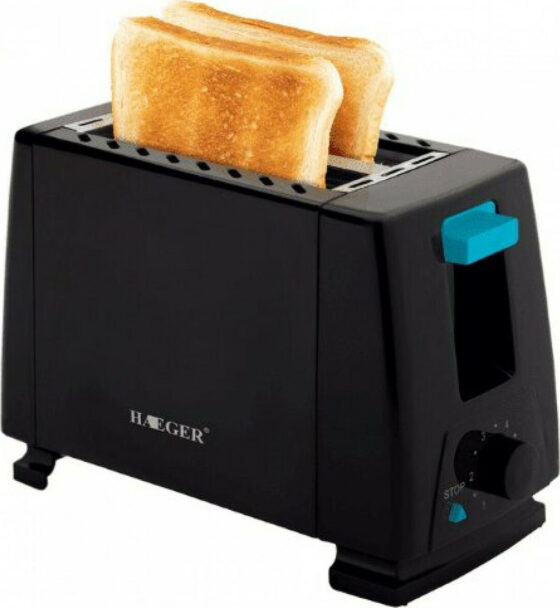 Haeger HG-263 Φρυγανιέρα 2 Θέσεων 650W (Μαύρη) - Image 2