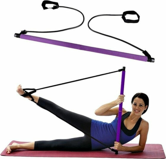 Όργανο Εκγύμνασης Πιλάτες Portable Pilates Studio (Μωβ) - Image 2