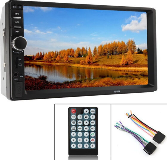 Multimedia Ηχοσύστημα Αυτοκινήτου με Οθόνη Αφής 7" 2 DIN USB, SD, Bluetooth, AUX, Τηλεχειριστήριο 7018B, 4 x 45W - Image 2