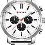 Ανδρικό Ρολόι Curren 8315 με χρονογράφους Silver-White