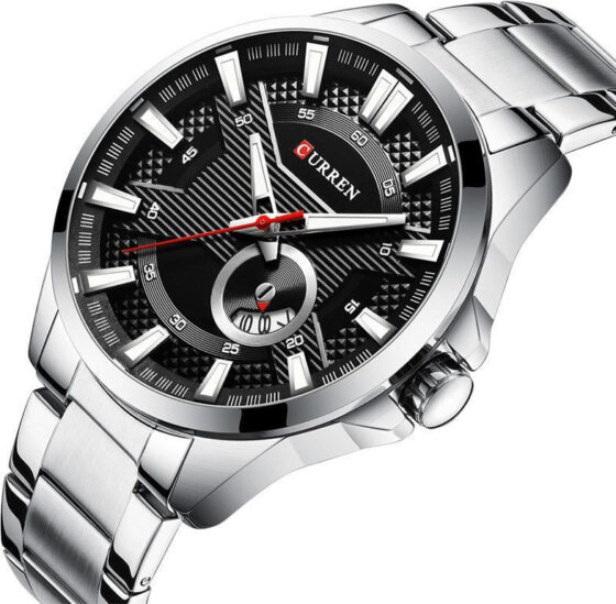 Ανδρικό Ρολόι Curren 8372 Silver - Image 2