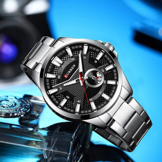 Ανδρικό Ρολόι Curren 8372 Silver - Image 3