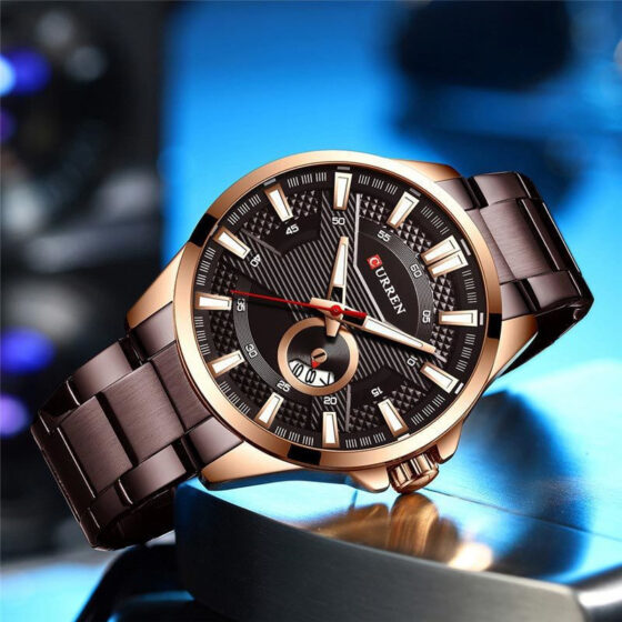 Ανδρικό Ρολόι Curren 8372 Brown - Image 3