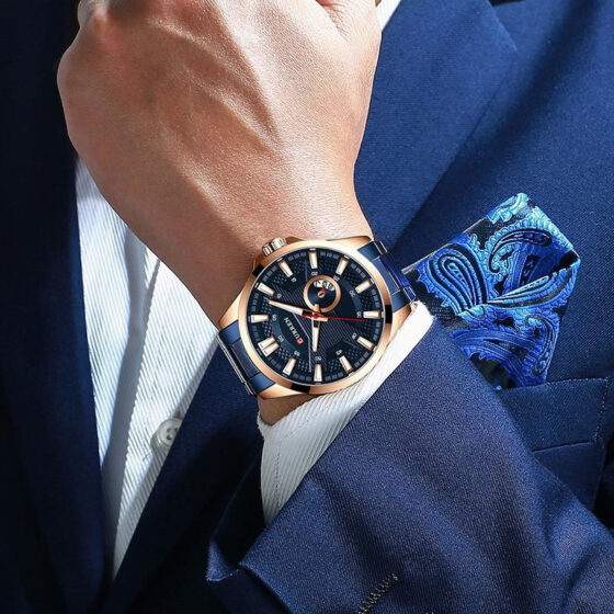 Ανδρικό Ρολόι Curren 8372 Blue - Image 3