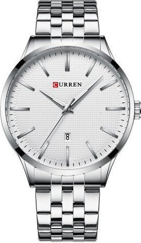 Ανδρικό Ρολόι Curren 8364 Silver-White