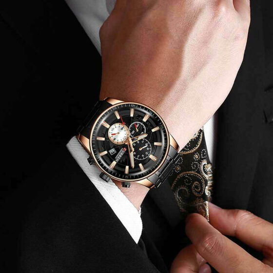 Ανδρικό Ρολόι Curren 8362 Black με χρονογράφους - Image 2