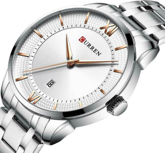 Ανδρικό Ρολόι Curren 8356 Silver White - Image 2