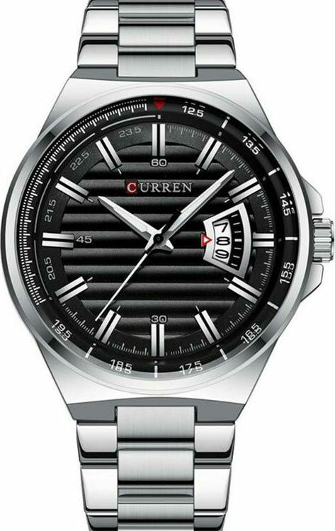 Ανδρικό Ρολόι Curren 8375 Silver