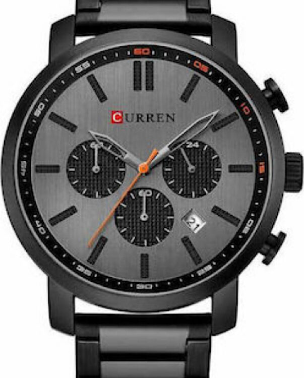 Ανδρικό Ρολόι Curren 8315 με χρονογράφους Black